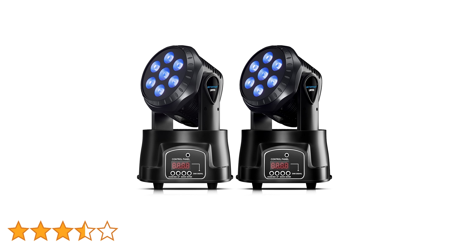 BETOPPER LM70S RGBW ムービングヘッドライト 4個セット BETOPPER